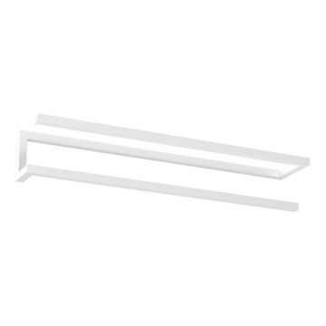 Wall towel holder 10x60 cm white
