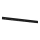 Wall towel holder 60 cm black