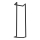 Wall towel holder 78x23 cm black