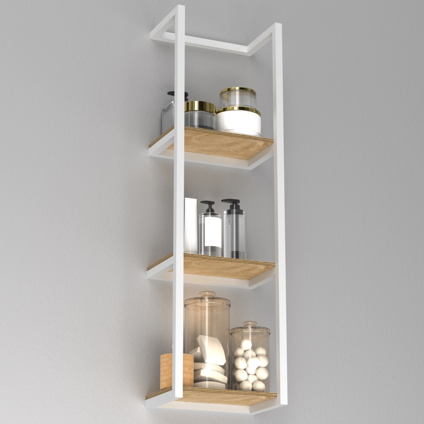 Wall towel holder 78x23 cm white