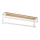 Wall towel holder with a shelf 14x60 cm white