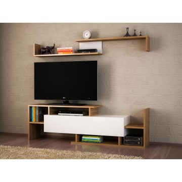 Wall unit DREAM brown/white