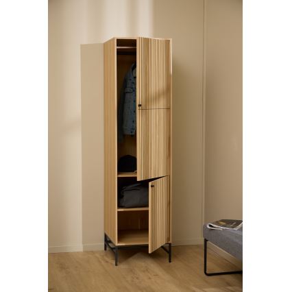 Wardrobe OLIVIA 51x200 cm oak