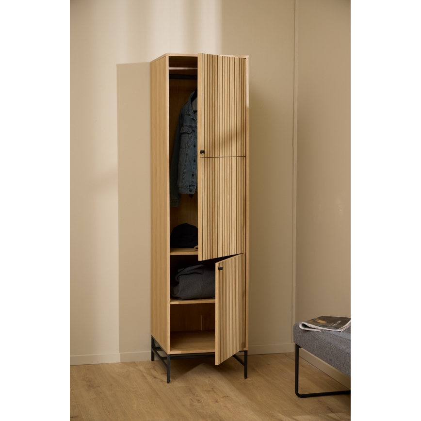Wardrobe OLIVIA 51x200 cm oak