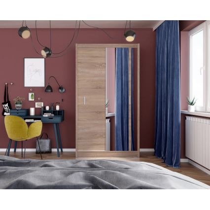 Wardrobe SABRINA 120x215 cm oak sonoma