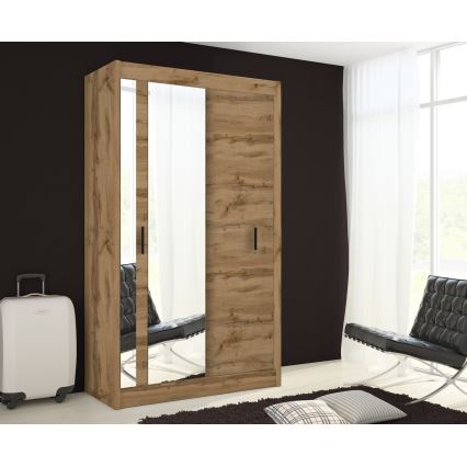 Wardrobe SABRINA 120x215 cm oak woltan