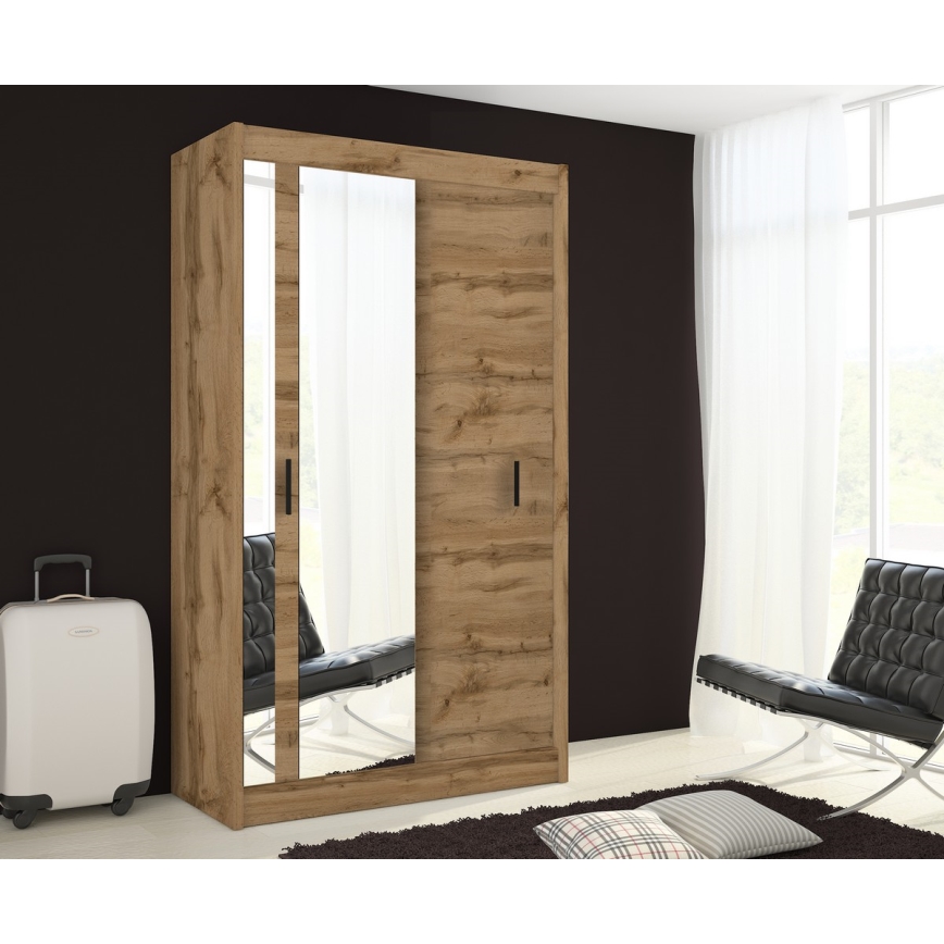 Wardrobe SABRINA 120x215 cm oak woltan