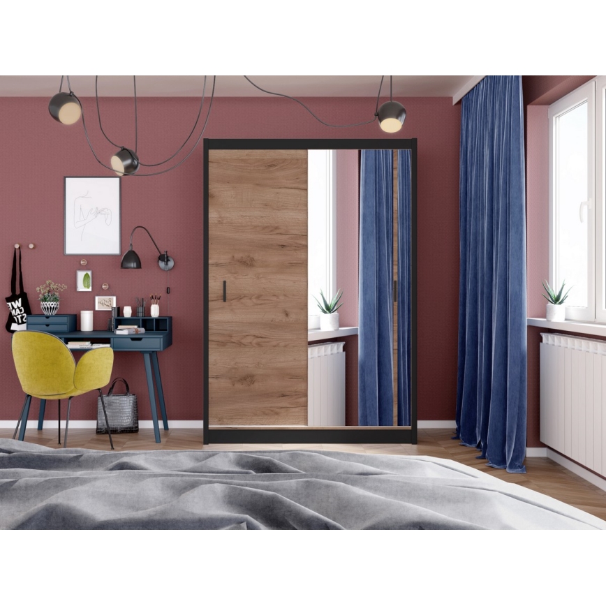 Wardrobe SABRINA 150x215 cm oak craft