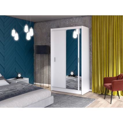 Wardrobe SABRINA 150x215 cm white