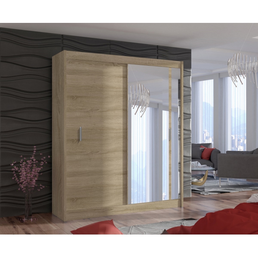 Wardrobe SABRINA 180x215 cm oak sonoma