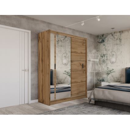 Wardrobe SABRINA 180x215 cm oak woltan