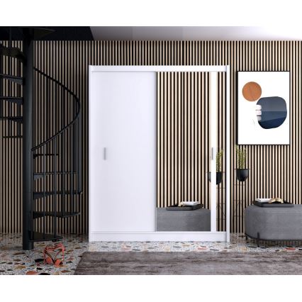 Wardrobe SABRINA 180x215 cm white