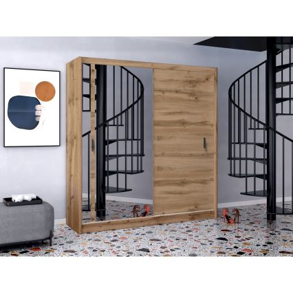 Wardrobe SABRINA 203x215 cm oak woltan