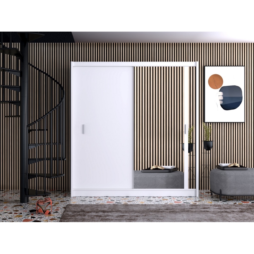 Wardrobe SABRINA 203x215 cm white