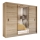 Wardrobe SABRINA 250x215 cm oak sonoma