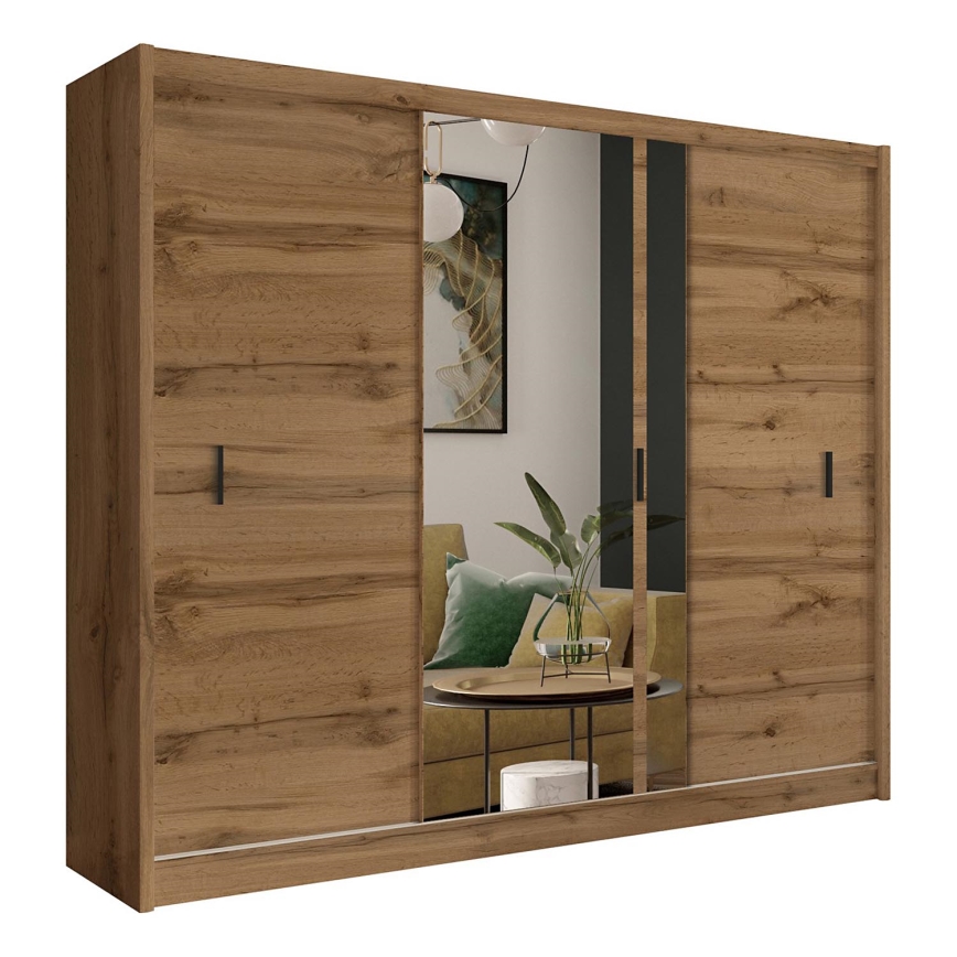 Wardrobe SABRINA 250x215 cm oak woltan