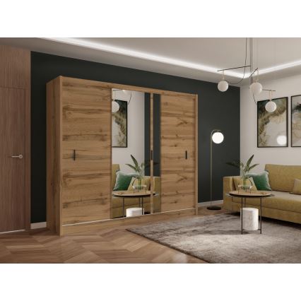 Wardrobe SABRINA 250x215 cm oak woltan