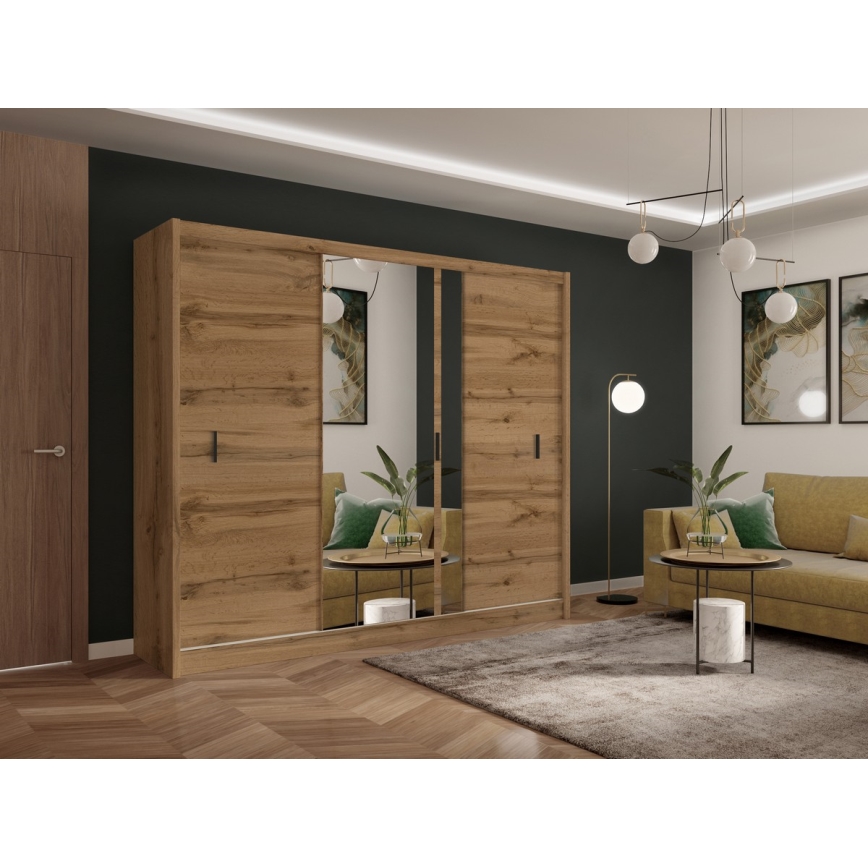 Wardrobe SABRINA 250x215 cm oak woltan