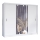 Wardrobe SABRINA 250x215 cm white