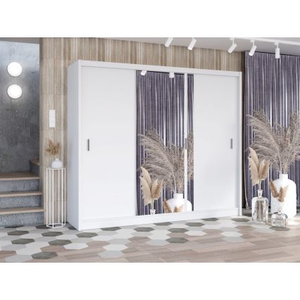 Wardrobe SABRINA 250x215 cm white