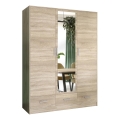 Wardrobe with mirror SANNA 150x215 cm oak sonoma
