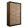 Wardrobe with sliding doors SAPHIRA 150x215 cm oak craft