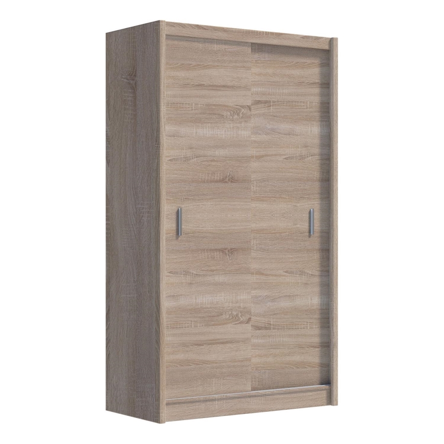 Wardrobe with sliding doors SAPHIRA 150x215 cm oak sonoma