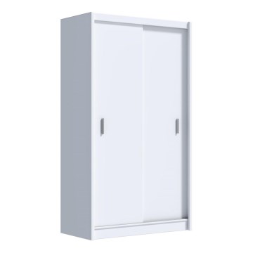 Wardrobe with sliding doors SAPHIRA 150x215 cm white
