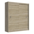 Wardrobe with sliding doors SAPHIRA 203x215 cm oak sonoma