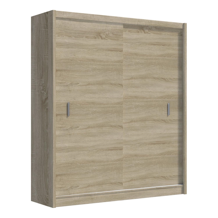 Wardrobe with sliding doors SAPHIRA 203x215 cm oak sonoma