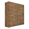 Wardrobe with sliding doors SAPHIRA 203x215 cm oak wotan