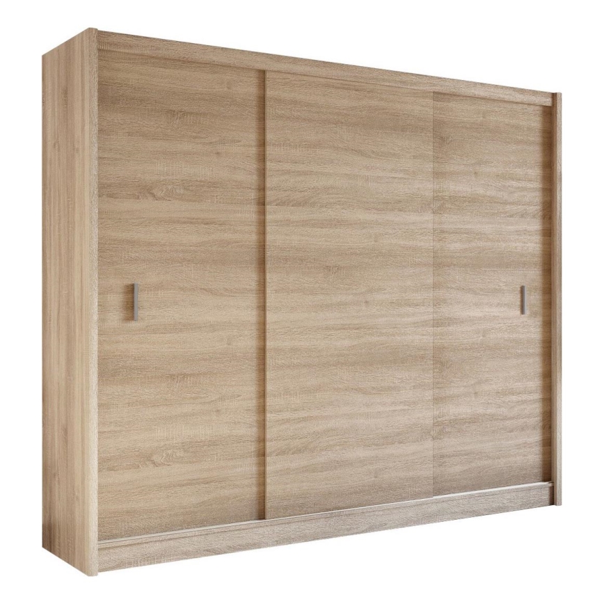 Wardrobe with sliding doors SAPHIRA 250x215 cm oak sonoma