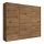 Wardrobe with sliding doors SAPHIRA 250x215 cm oak wotan