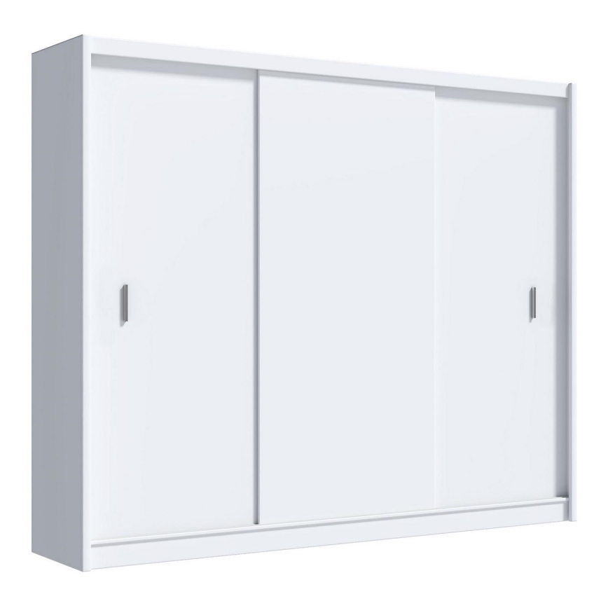 Wardrobe with sliding doors SAPHIRA 250x215 cm white