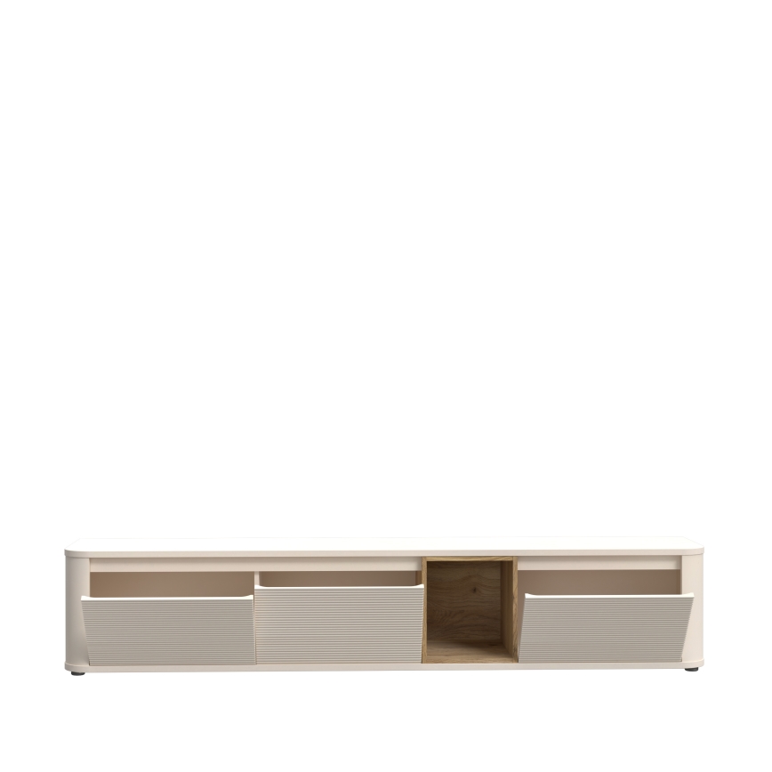 WARO TV Stand, Beige/Brown