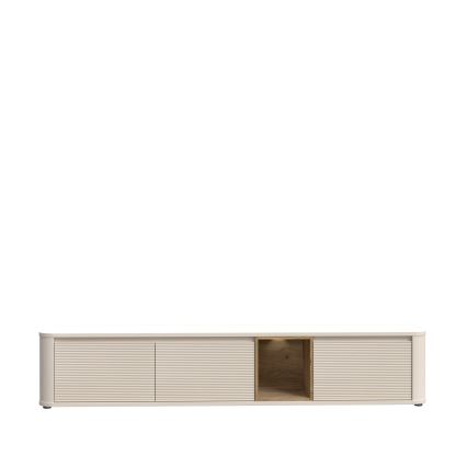 WARO TV Stand, Beige/Brown
