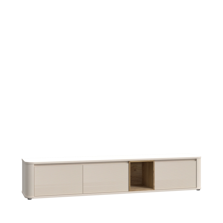 WARO TV Stand, Beige/Brown