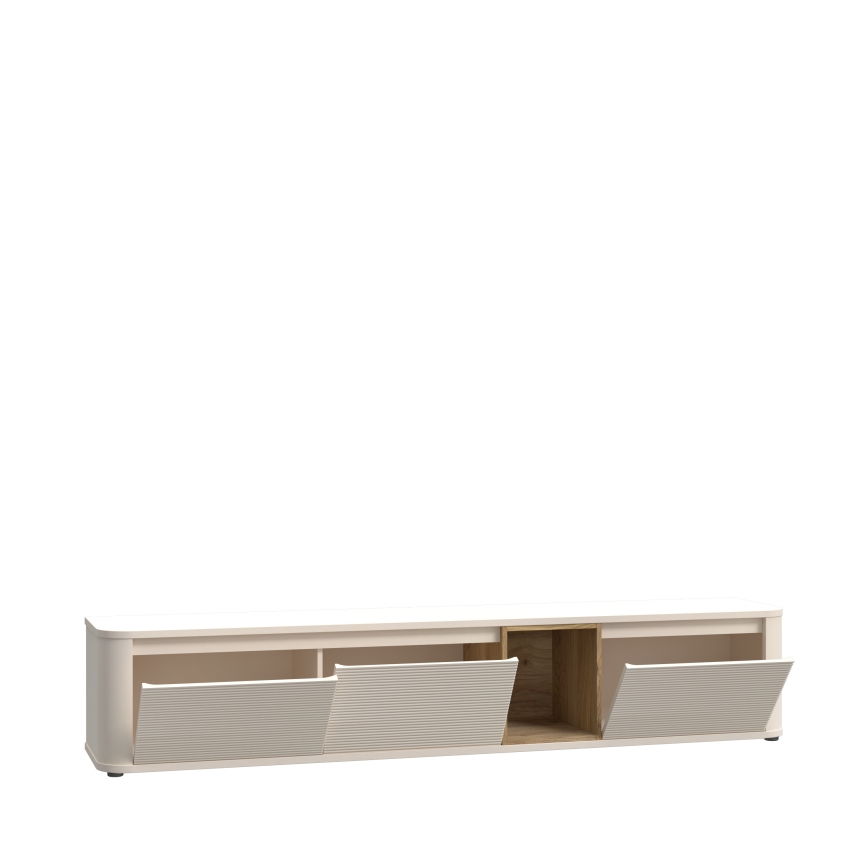 WARO TV Stand, Beige/Brown