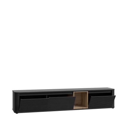 WARO TV Stand, Black/Brown