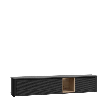 WARO TV Stand, Black/Brown