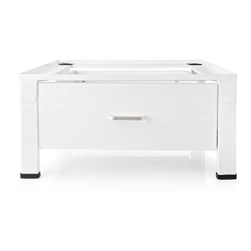 Washer-dryer stand with storage space