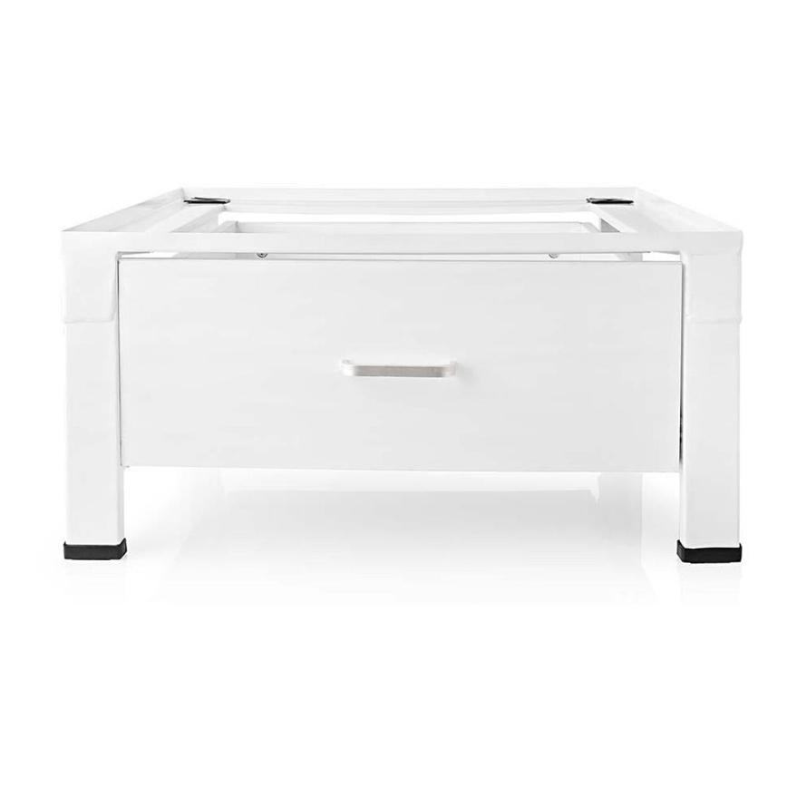 Washer-dryer stand with storage space