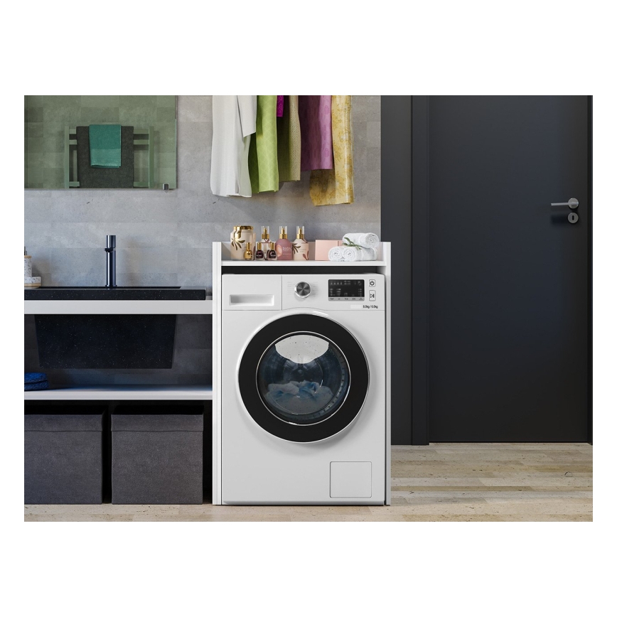 Washing machine cabinet POLA 98x64 cm white