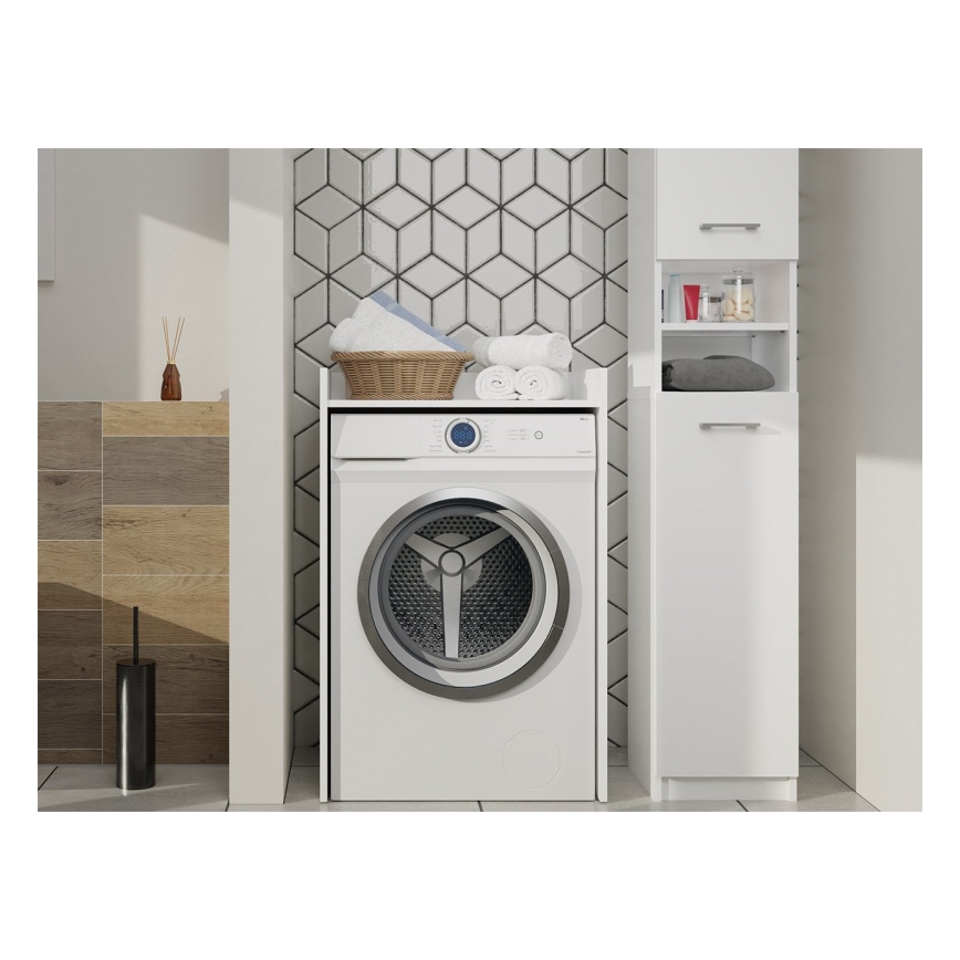 Washing machine cabinet POLA 98x64 cm white