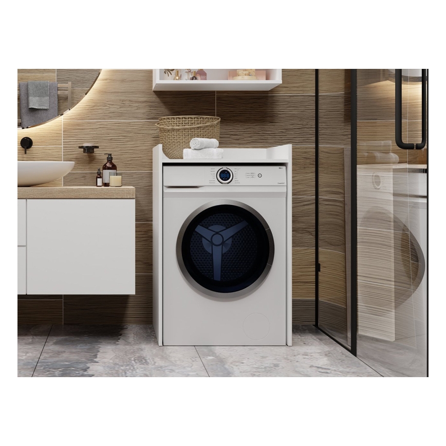 Washing machine cabinet POLA 98x64 cm white