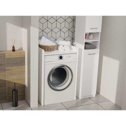 Washing machine cabinet POLA 98x64 cm white
