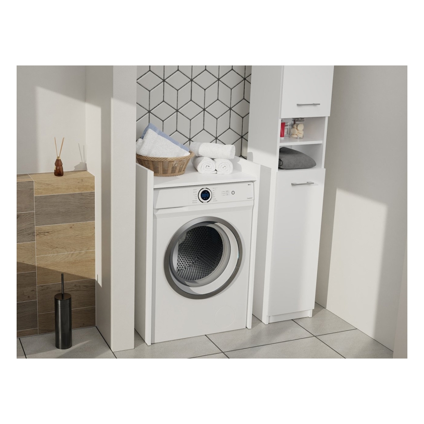 Washing machine cabinet POLA 98x64 cm white