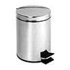 Waste Bin 35 x 65 cm, Stainless Steel/Silver