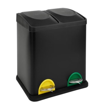 Waste bin for sorted waste 30 l black
