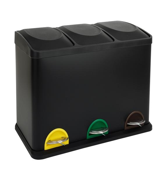 Waste bin for sorted waste 45 l black